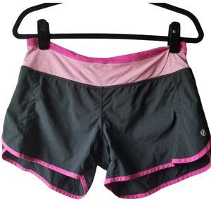 Lululemon Run Speed Ultra Twist Shorts Black Sz 6